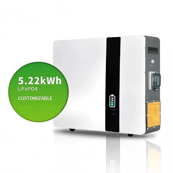 5.12kWh Phab Ntsa Nyob Hauv Tsev-Mounted Lithium Roj teeb